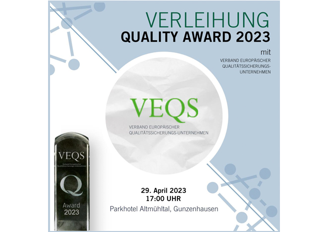 100 Vorfreude auf die Verleihung des Quality Award 2023 beqgmbh.de